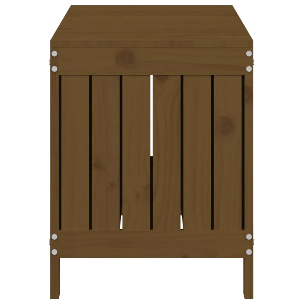 Contenitore da Giardino Ambra 108x42,5x54cm Legno Massello Pino 823832
