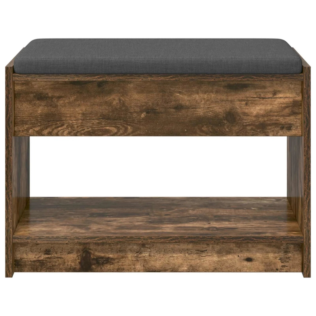Panca per ingresso Quercia Affumicata 63 x 38 x 45 cm
