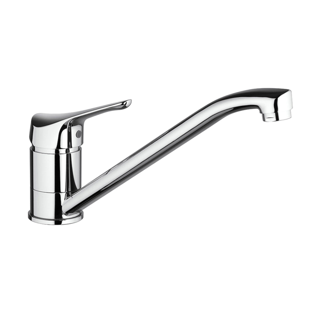 Miscelatore lavello a canna lunga in ottone cromato