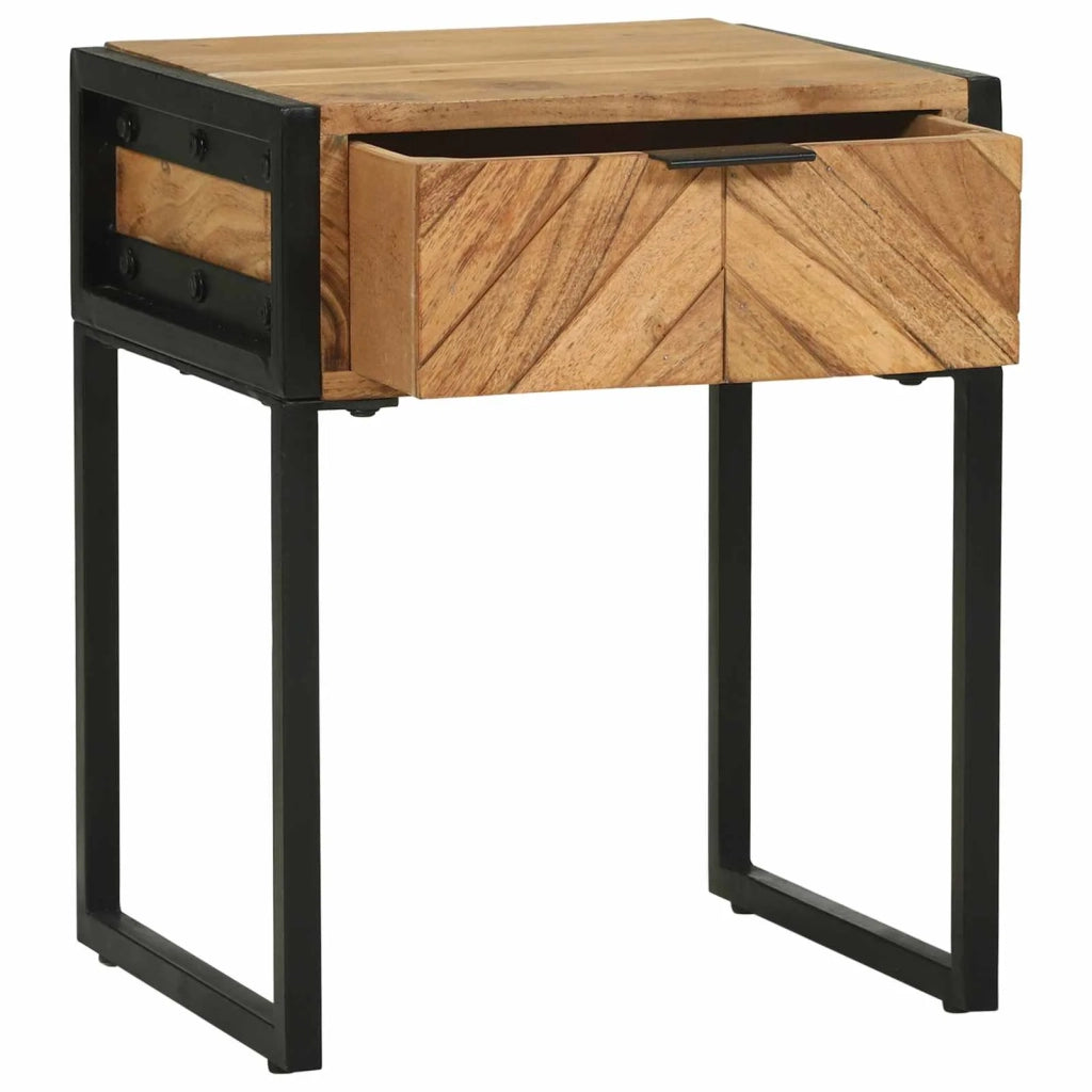Comodino | Armadio da Notte | Mobiletto da notte con cassetto Marrone 40 x 35 x 50 cm