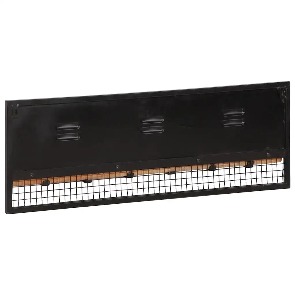 Appendiabiti da Parete 90x11x30 cm in Legno Massello di Mango 373602