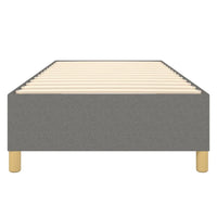 Struttura Letto a Rete a Molle Grigio Scuro 100x200 cm Tessuto 3120938