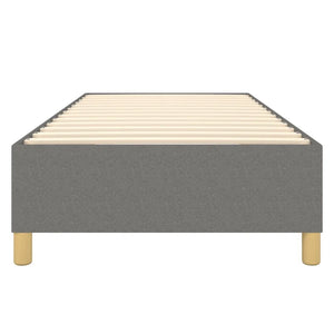 Struttura Letto a Rete a Molle Grigio Scuro 100x200 cm Tessuto 3120938