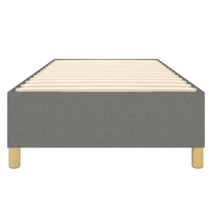 Struttura Letto a Rete a Molle Grigio Scuro 100x200 cm Tessuto 3120938
