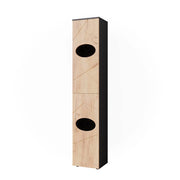 Vicco Armadietto per la biancheria Antracite/quercia dorata 32 x 192 cm
