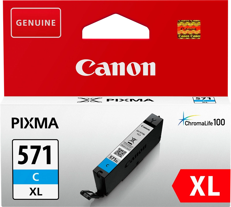 Canon Cartuccia d'inchiostro ciano a resa elevata CLI-571 C XL