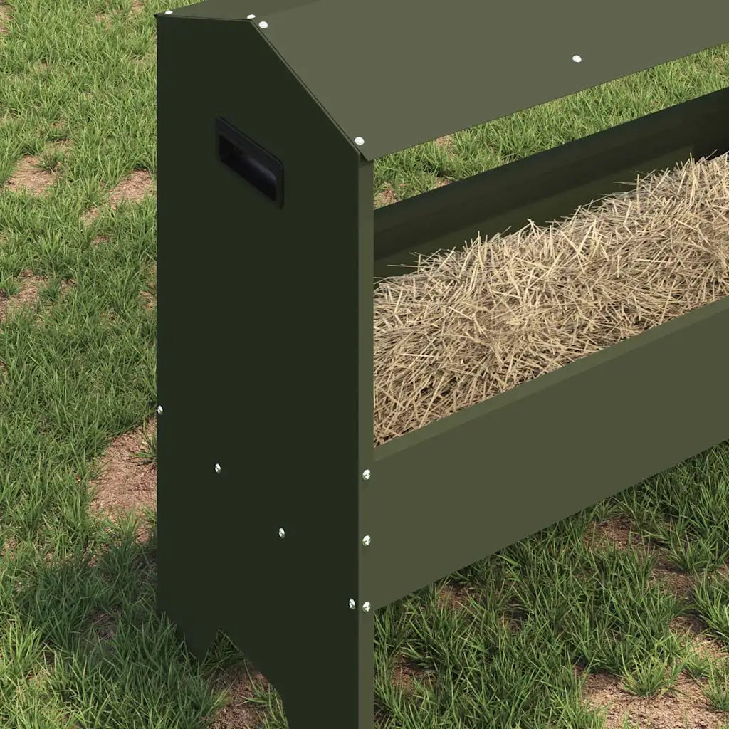 Abbeveratoio per bestiame Verde oliva 79 x 35 x 62 cm CFW5109436