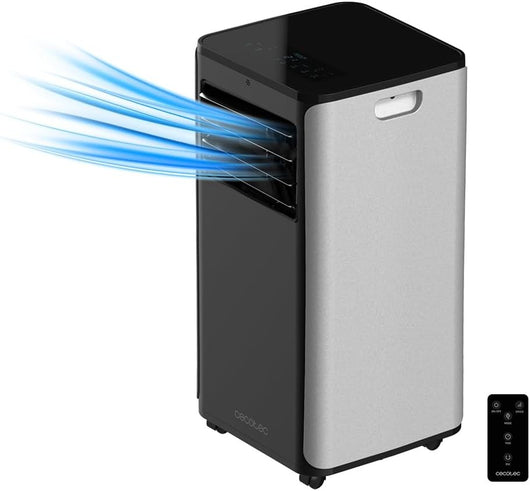CECOTEC Condizionatore Portatile EnergySilence Clima 9050  3 funzioni (freddo, ventilatore, deumidificatore) portata 350 m/h