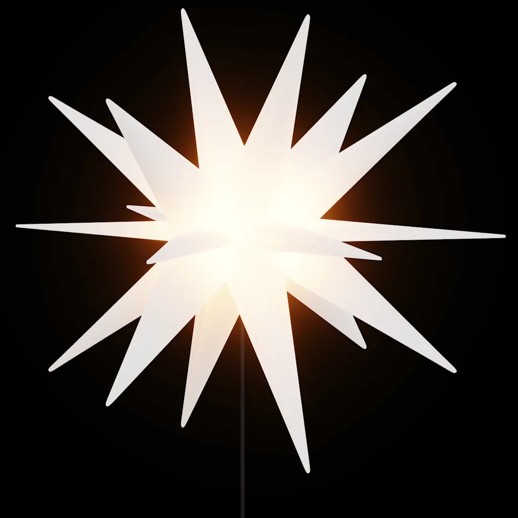 Luce di Natale con Picco Terra e LED Pieghevole Bianca 57 cm CFW6176187