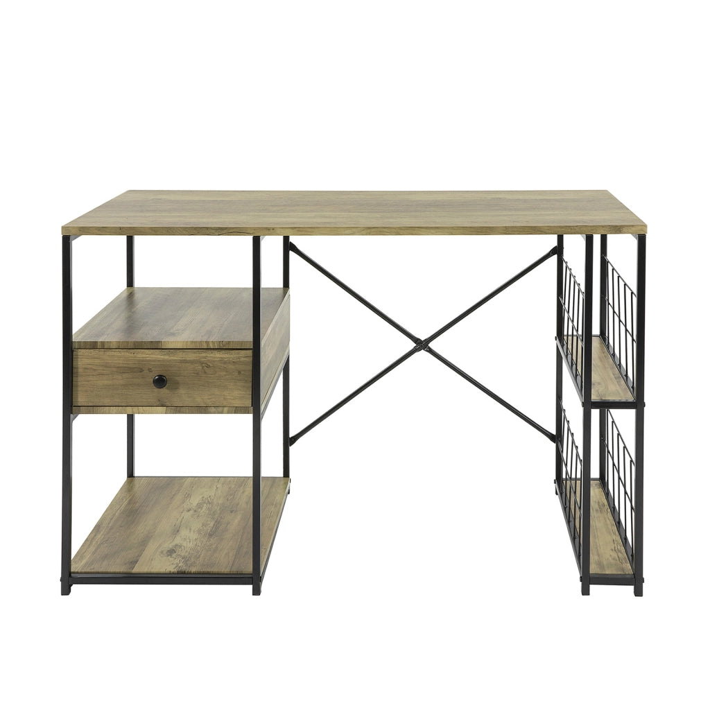 SoBuy Scrivania con cassetto 118x48x75cm FWT61-N