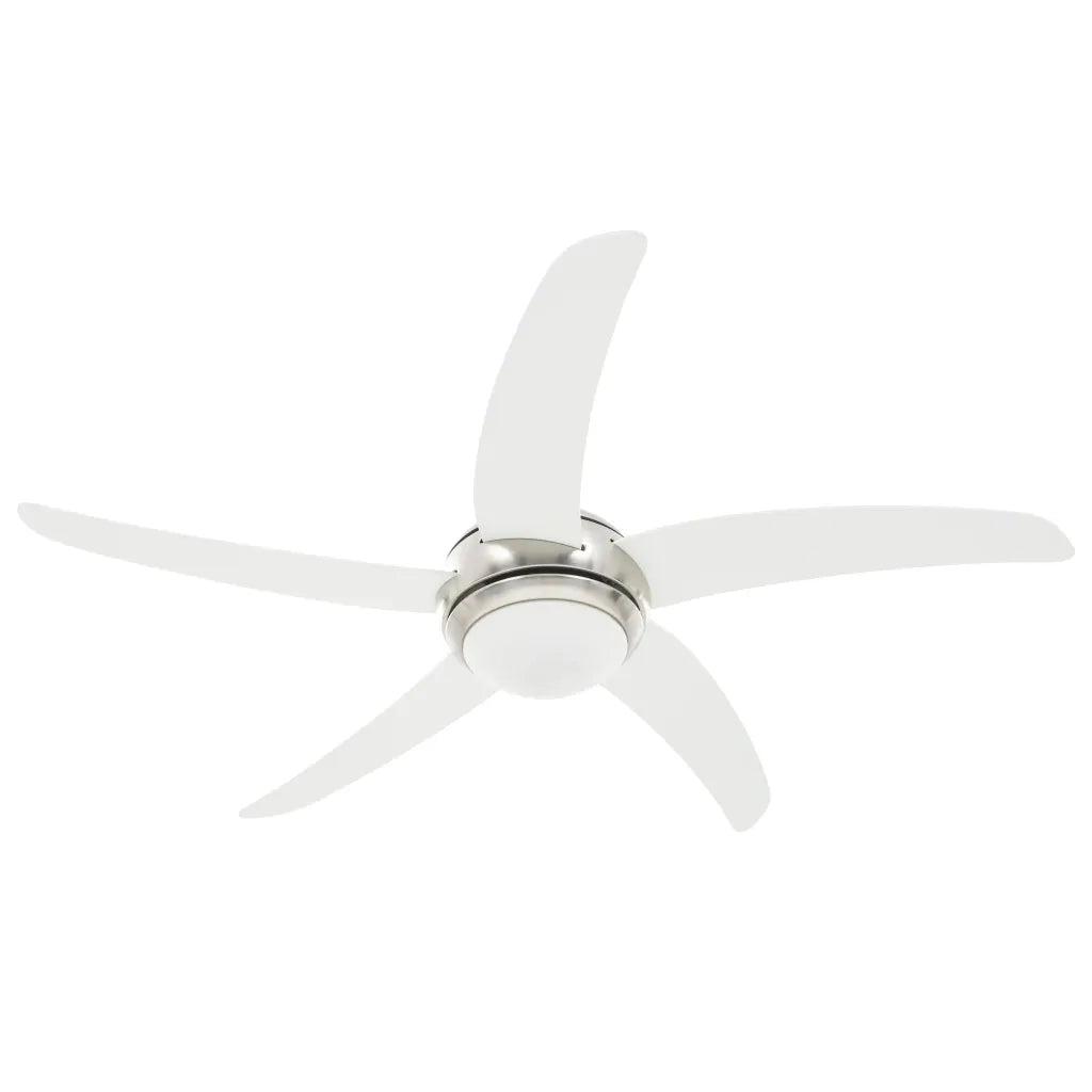 Ventilatore da Soffitto Decorato con Luce 128 cm Bianco CFW9203155