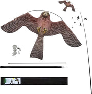Vogel protezione telescopica con drago a 4 m di estensione retrattile per giardino, cortile, prato e campo