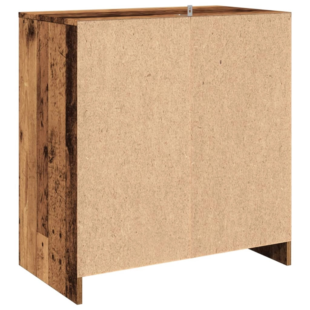 Buffet credenza cassettiera armadio mobile contenitore organizer cucina soggiorno salotto legno vecchio 70 x 41 x 75 cm legno ingegnerizzato marrone 02_0036610