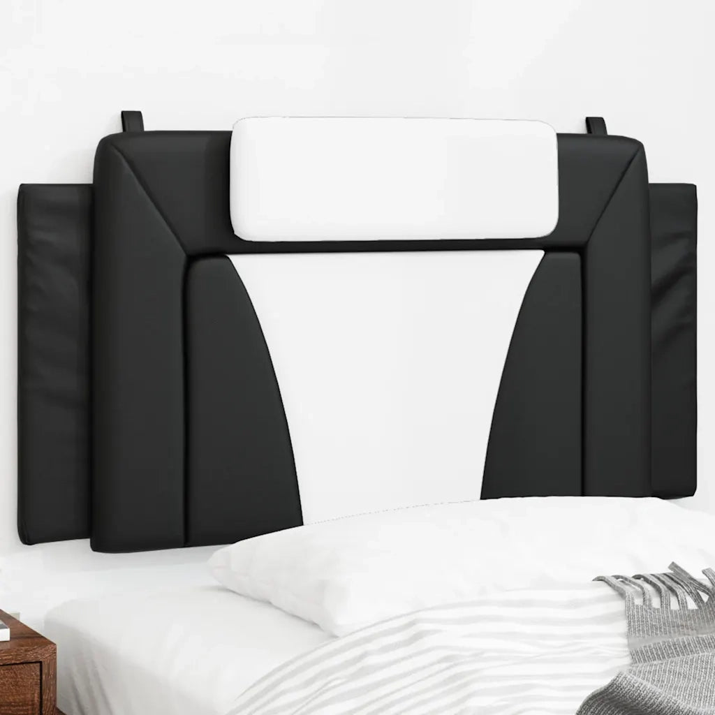 Cuscino Testiera Viana Nero e Bianco 100 cm in Similpelle CFW3155000