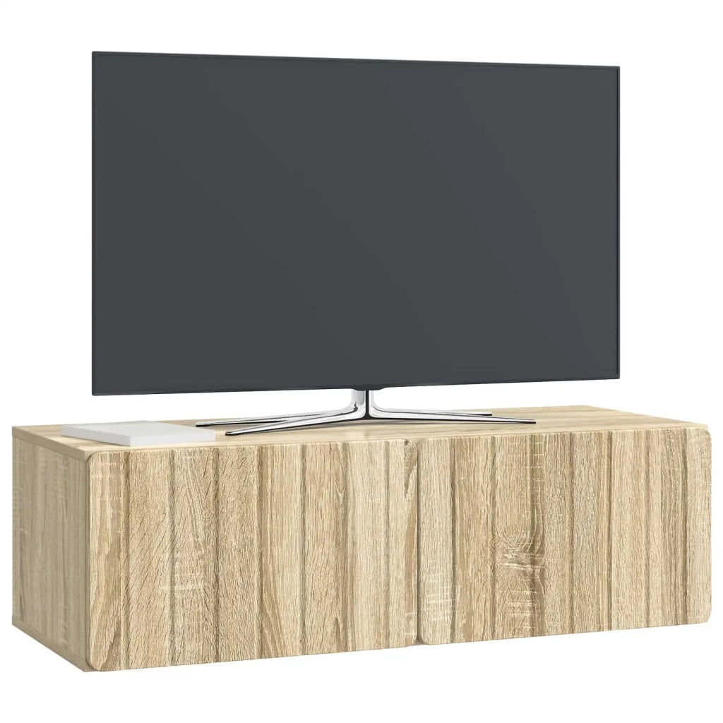 Mobile Porta TV da Muro Rovere Sonoma 98 x 41 x 30 cm 898357