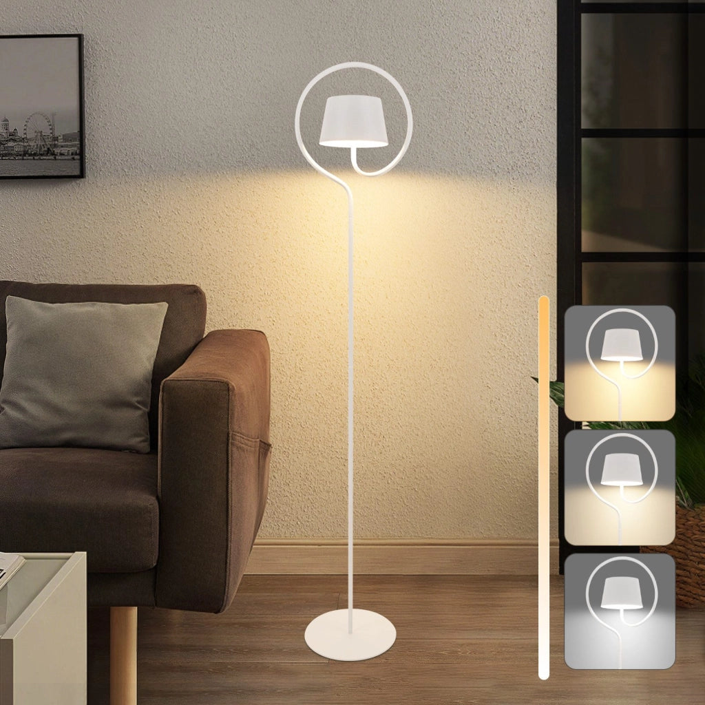 ZMH Lampada da terra LED solare da esterno senza fili dimmerabile touch 120cm per soggiorno