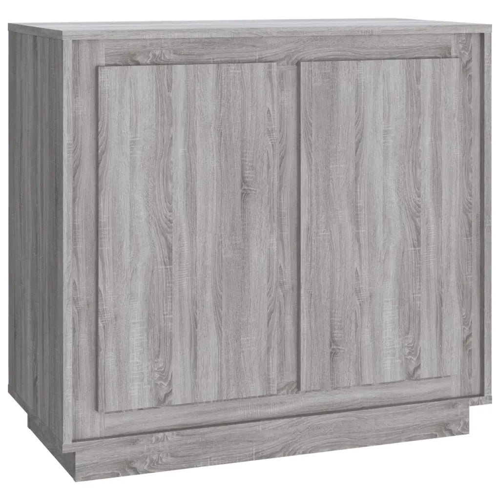 Credenza | Madia | Buffet da pranzo | Armadio da pranzo Grigio Sonoma 80x34x75 cm in Legno Multistrato