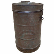 Baule in metallo artigianale 29x29x41h cm