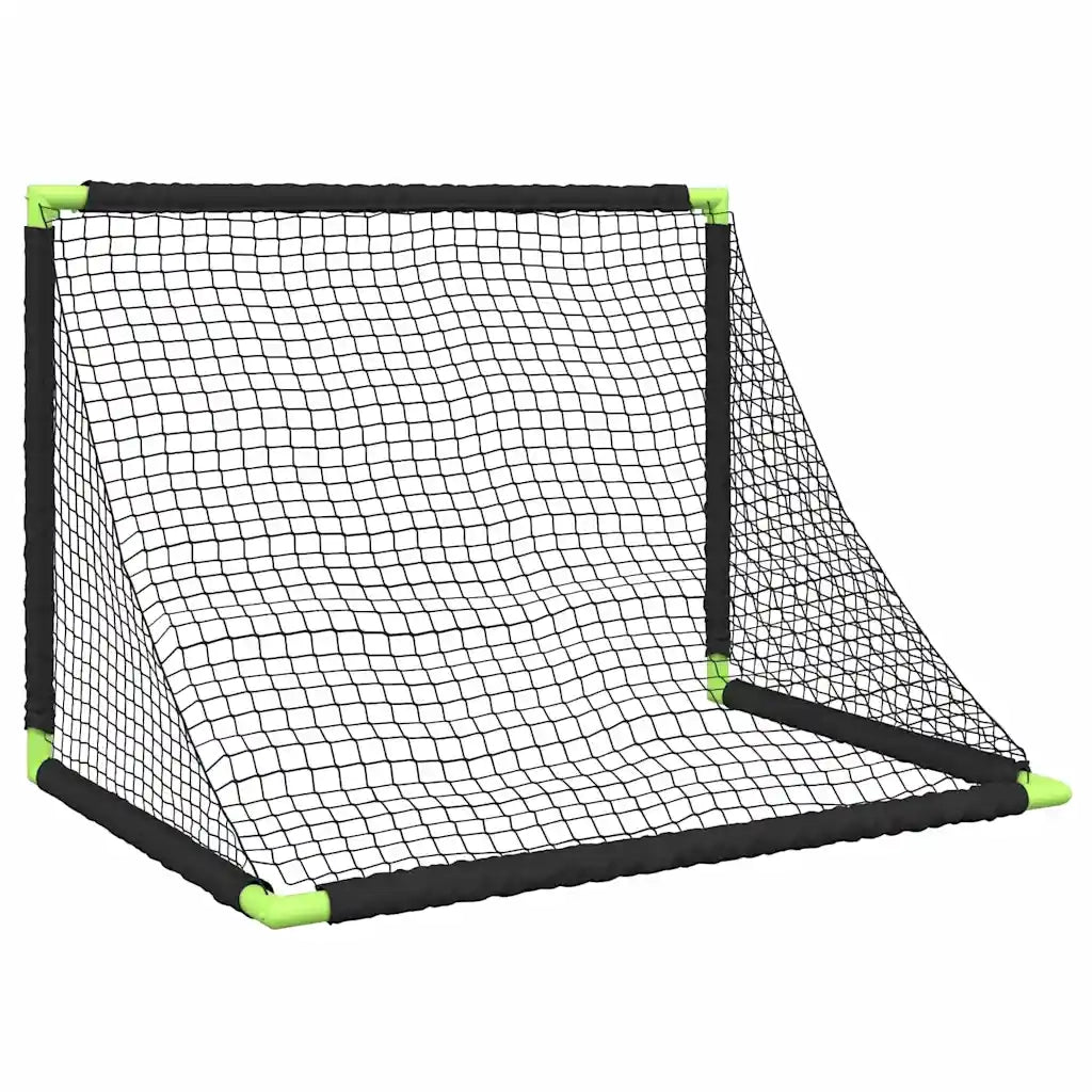 Porta da Calcio per Bambini Pieghevole Nera 90x64x64 cm CFW9187154