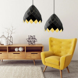 Lampada Da Soffitto Pensile Metallico Nero APP338-1CP