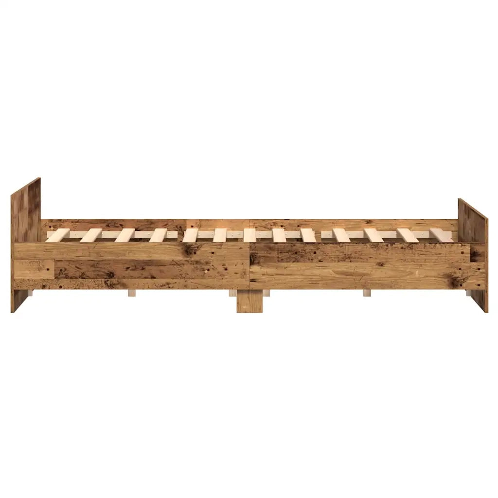 Struttura del letto Legno vecchio 203 x 203 x 50 cm 3329303