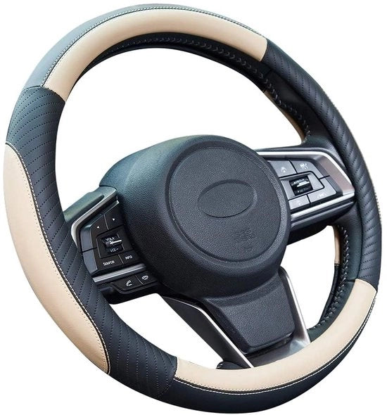 Supporto Antislip per Sterzo - Fusto in Microvezzi - Adattabile 37-38 cm - Materiale morbido e resistente all'usura - Protezione contro la sporcizia - Supporto per Sterzo