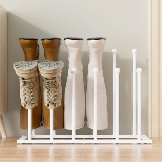 Organizzatore Premium per Scarpe - Racks per Scarpe Stanno in Piedi per Camera da Letto e Entrata - Organizzatore per Scarpe per 6 Pair - Adatto per Interno e Esterno - Organizzatore per Stivali e Scarpe