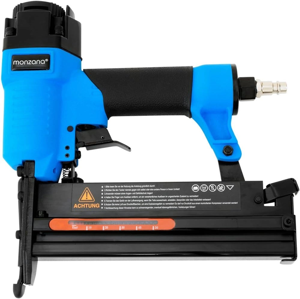 Chiodatrice pneumatrica e spillatrice 2 in 1 ad aria compressa pinzatrice graffettatrice con valigetta e chiodi