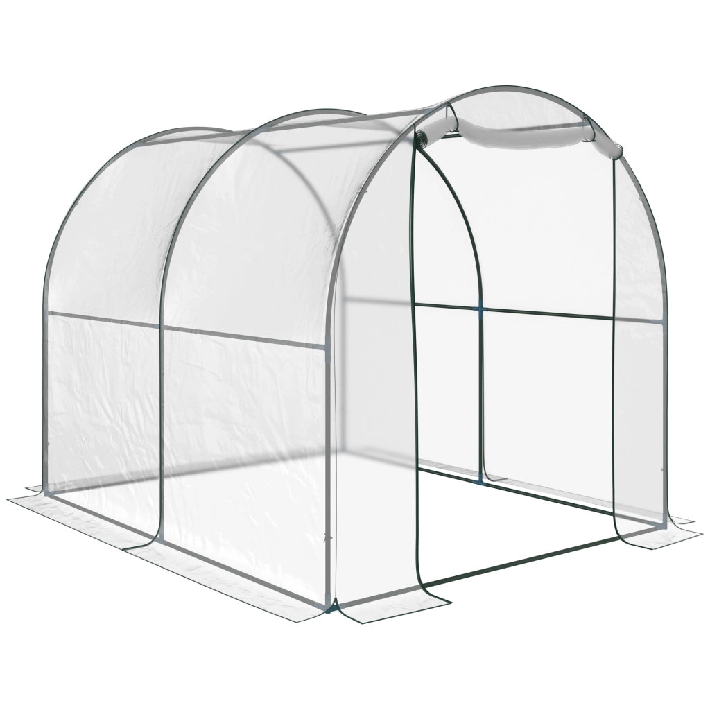 Serra da Giardino per Piante a Tunnel in PVC 250x200x200 cm