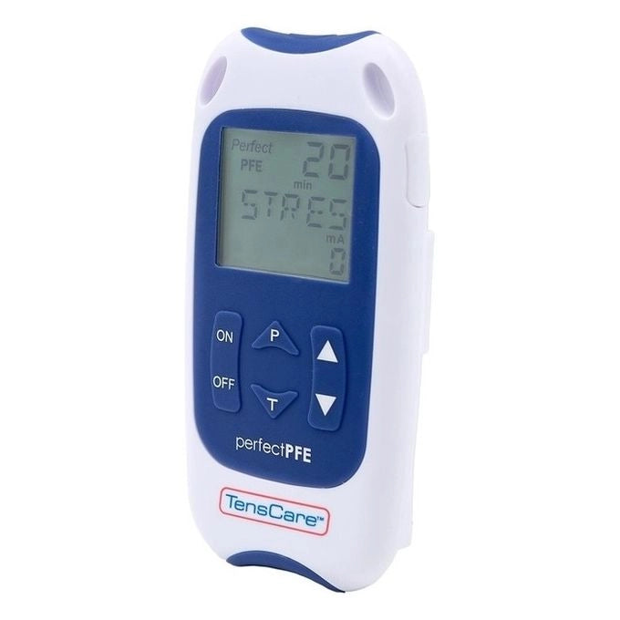 TensCare Perfect PFE stimolatore di muscolo elettronico Piastra adesiva Blu, Bianco