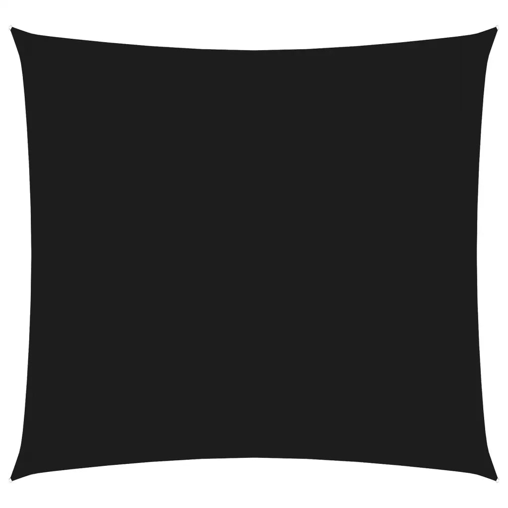 Parasole a Vela in Tela Oxford Quadrato 4,5x4,5 m Nero 135745