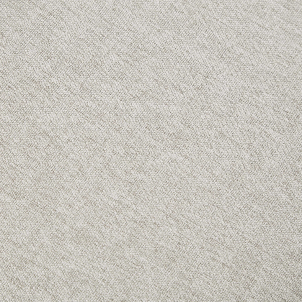 Divano angolare modulare 166x118x77 cm con chaise longue reversibile; imbottitura in schiuma; beige grigio e bianco