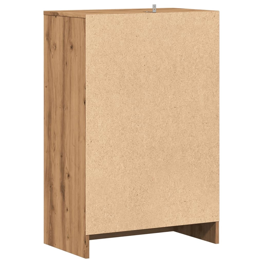 Scarpiera mobiletto portascarpe mobile per ingresso/corridoio/soggiorno fatto a mano legno ingegnerizzato marrone 02_0021530