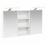 Set di Armadi da Bagno | Armadio da bagno con lo scaffale 3 pz 90 x 10,5 x 50 cm
