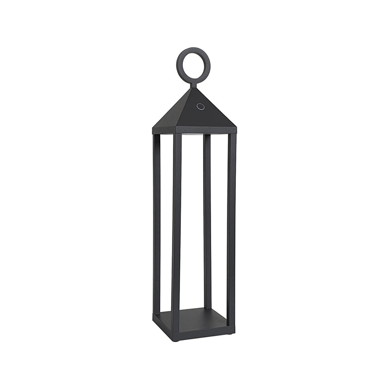 PICNIC Lampada da tavolo portatile LED 2,2W IP54 2700K CRI85 43cm - Antracite - Rossini Group - Design in alluminio pressofuso