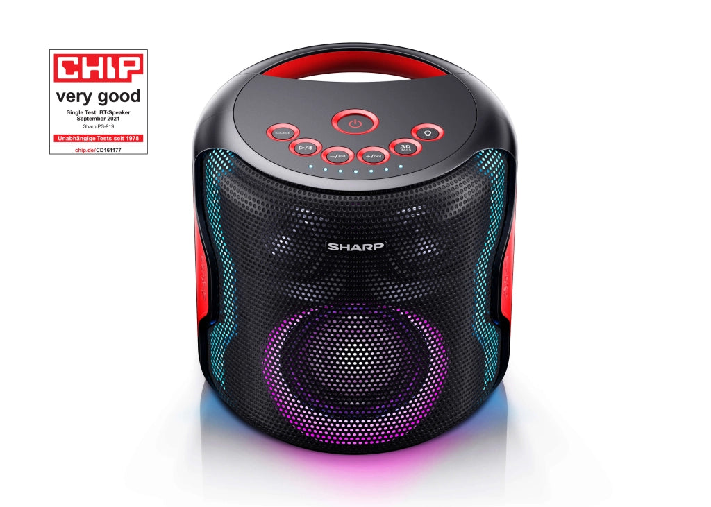 Sharp ps-919 sistema di altoparlanti portatile 2.1 nero 130 w - SHAPS919