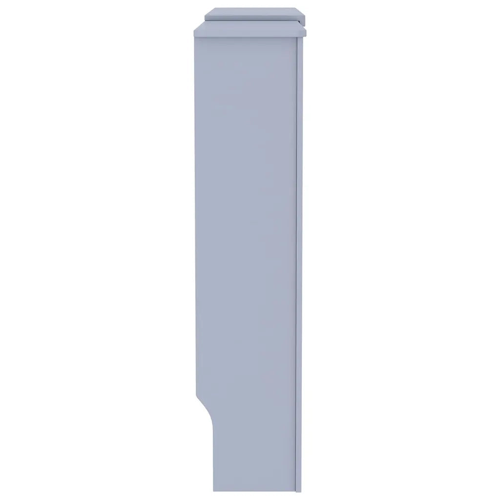 vidaXL Copertura per radiatori 2 pcs Grigio (142-205) x 20.5 x 81.5 cm