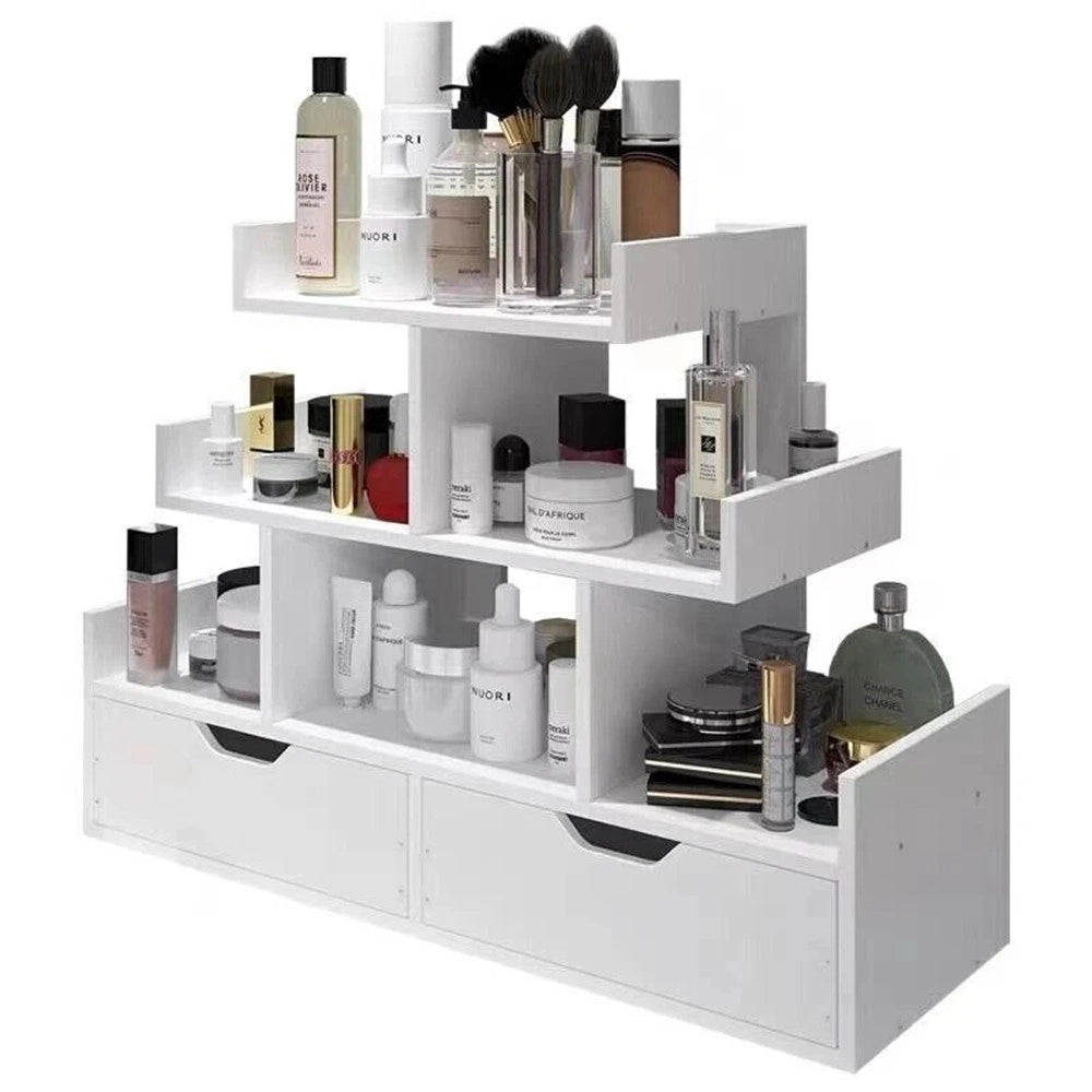 Trade Shop - Contenitore Box Espositore Per Trucco Organizer Porta Cosmetici Make Up Rossetto Cassetti -