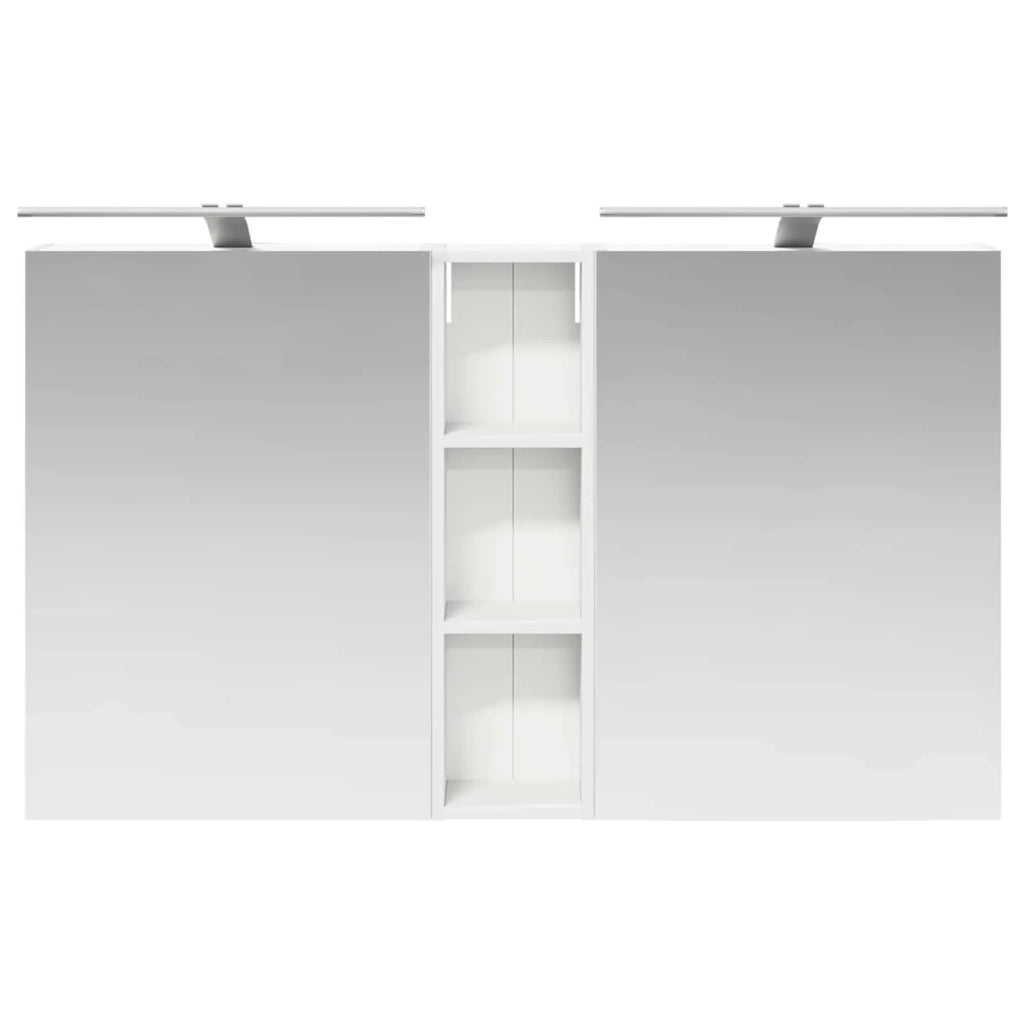 Set di Armadi da Bagno con lo scaffale 3 pcs 120 x 14,5 x 70 cm 3403752