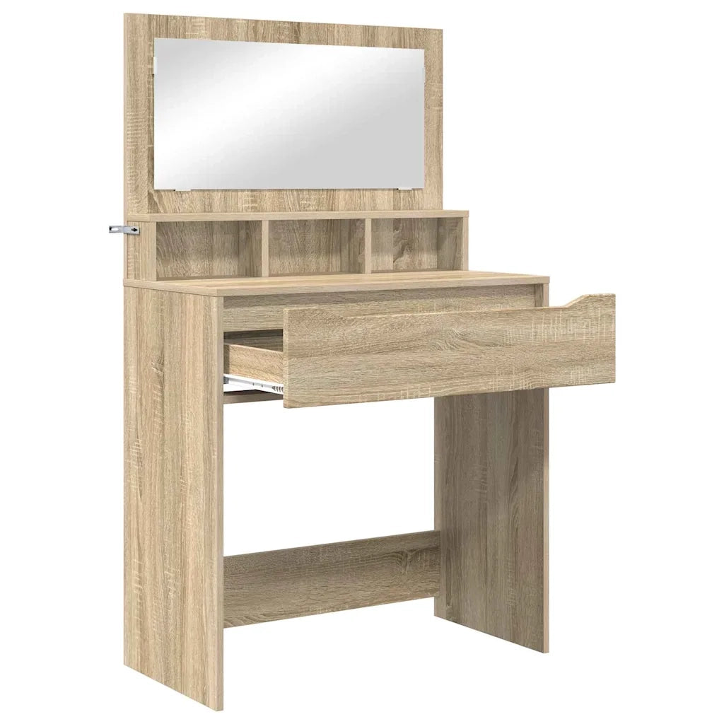 Tavoli da Trucco per Camera da Letto con cassetto Rovere Sonoma