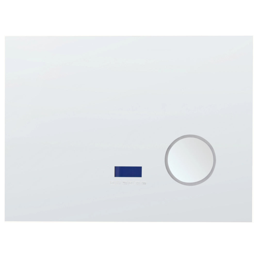 Specchio da bagno illuminato a LED rettangolare 60 x 80 cm Glamour con altoparlante Bluetooth Lente di ingrandimento