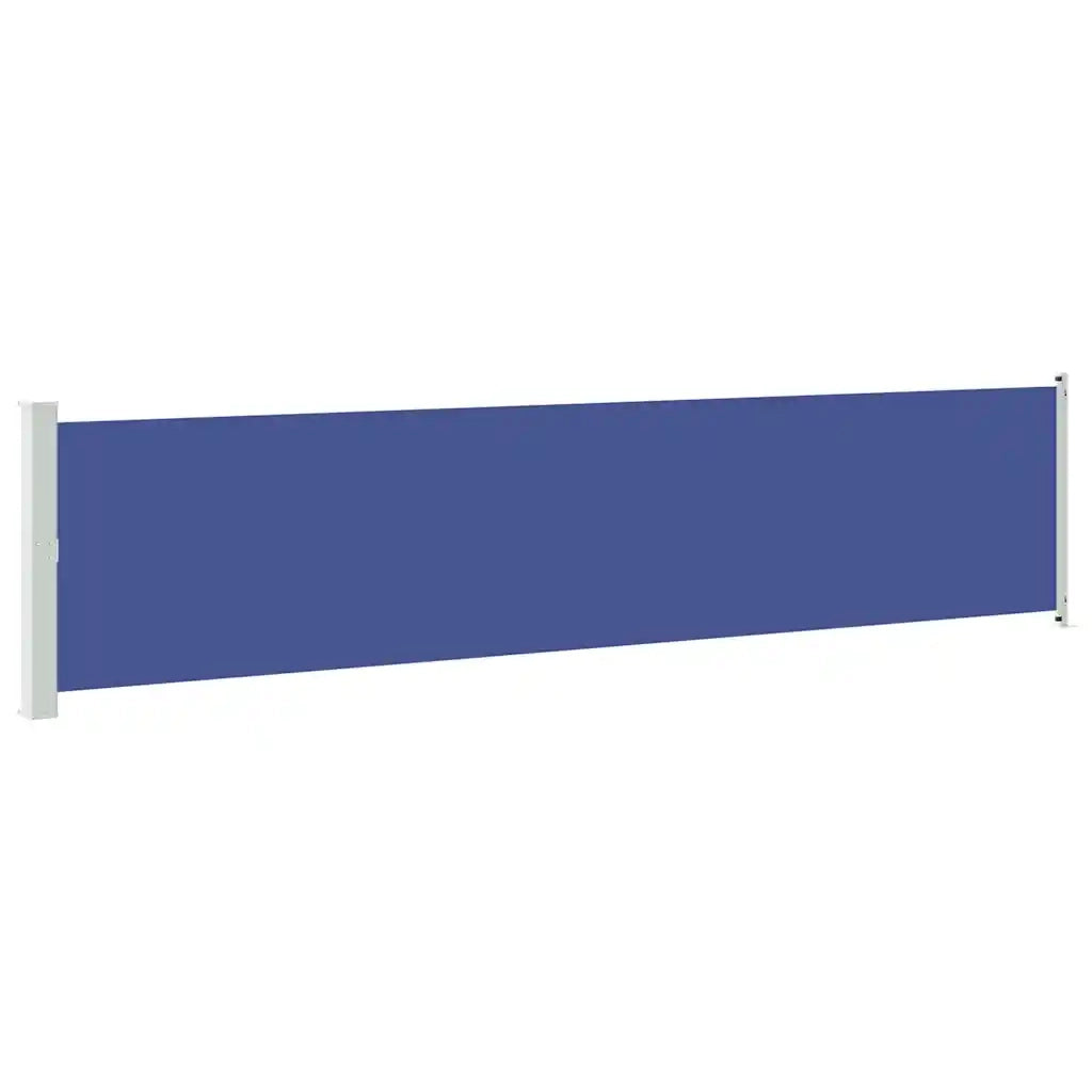 Tenda Laterale Retrattile per Patio-Tenda parasole per balcone 140x600 cm Blu