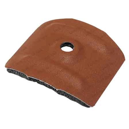 CAPPELLOTTO CURVO 47x50 mm - Col. Rosso tegola RAL 8004 - 500 pezzi