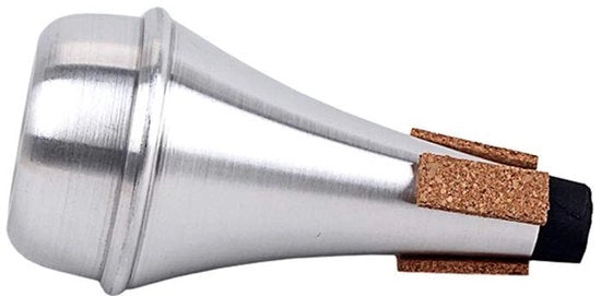 Trompetdemper Leggero - Legerazione di alluminio - Adatto a tutte le trombe - Diametro di ingresso/uscita 19/67mm - Lunghezza 131mm - Ideale per l'uso notturno