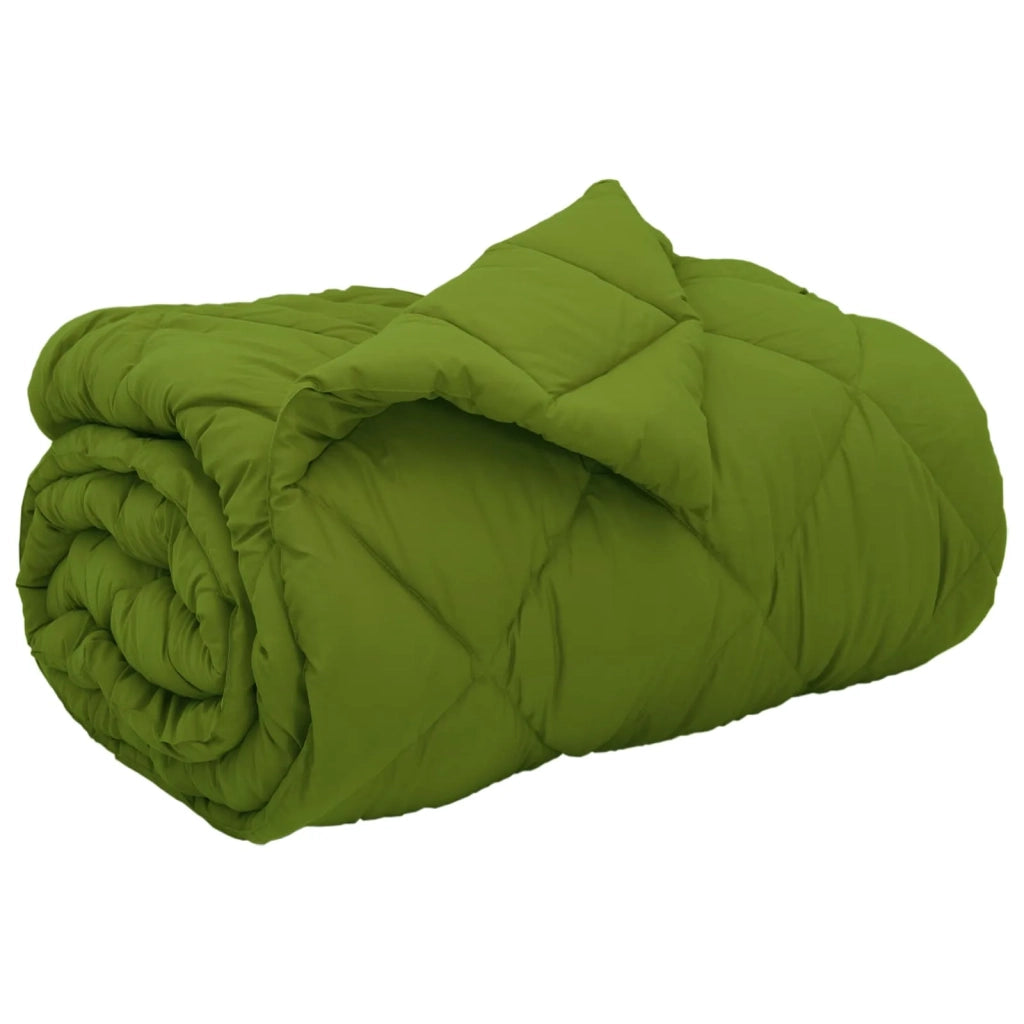 Duvet Invernale Verde 155 x 220 cm Microfibra