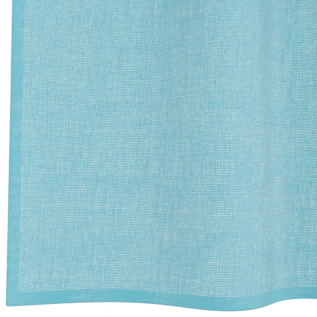 Tende in Voile con Occhielli 2 pz Turchese 4102147