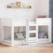 Letto a Castello per Bambini Bianco 75 x 190 cm 3410387