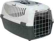 Cassa di trasporto Capri 3 aperto - 40x38x61 cm - grigio chiaro/grigio scuro - adatto per piccoli animali domestici Carriera per gatti