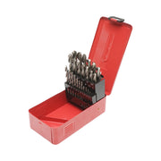 Set di 25 punte elicoidali da 1-13 mm per metallo con gambo cilindrico