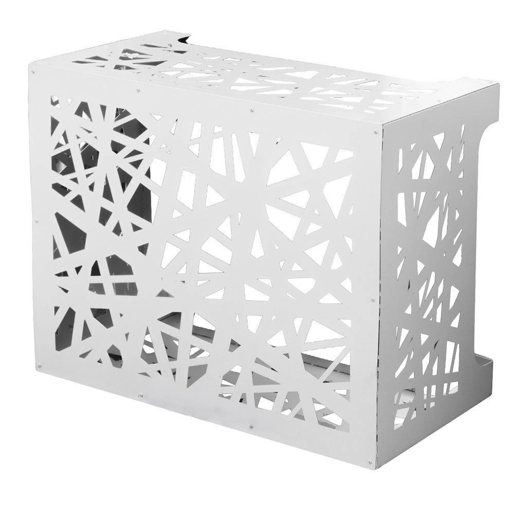 Copricondizionatore Copertura per Climatizzatore 86x44x68 cm Artist M in Alluminio Bianco